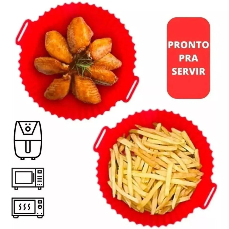 Cesto de Silicone Air Fryer 20 cm